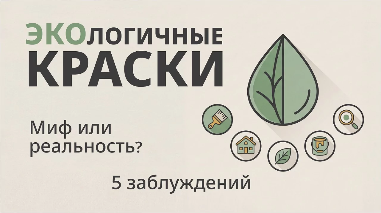 Экологичные краски: миф или реальность? 5 заблуждений