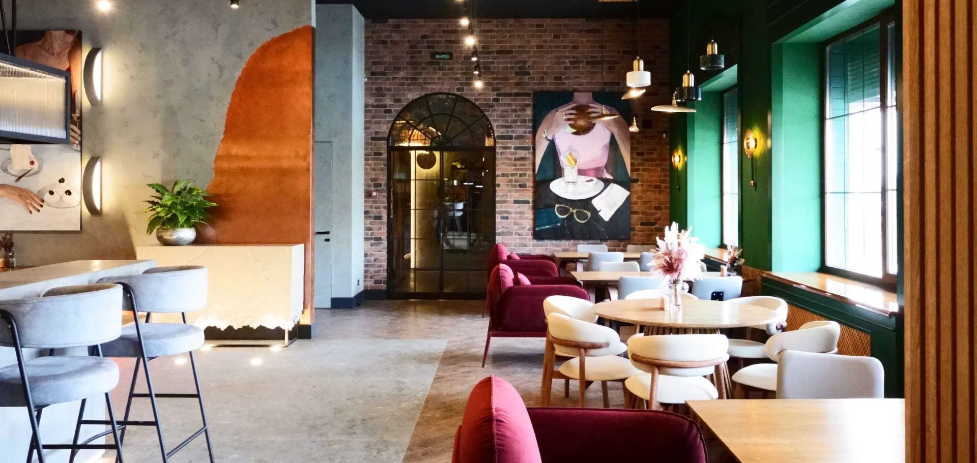 Ресторан “Культо” - Портфолио Decorazza