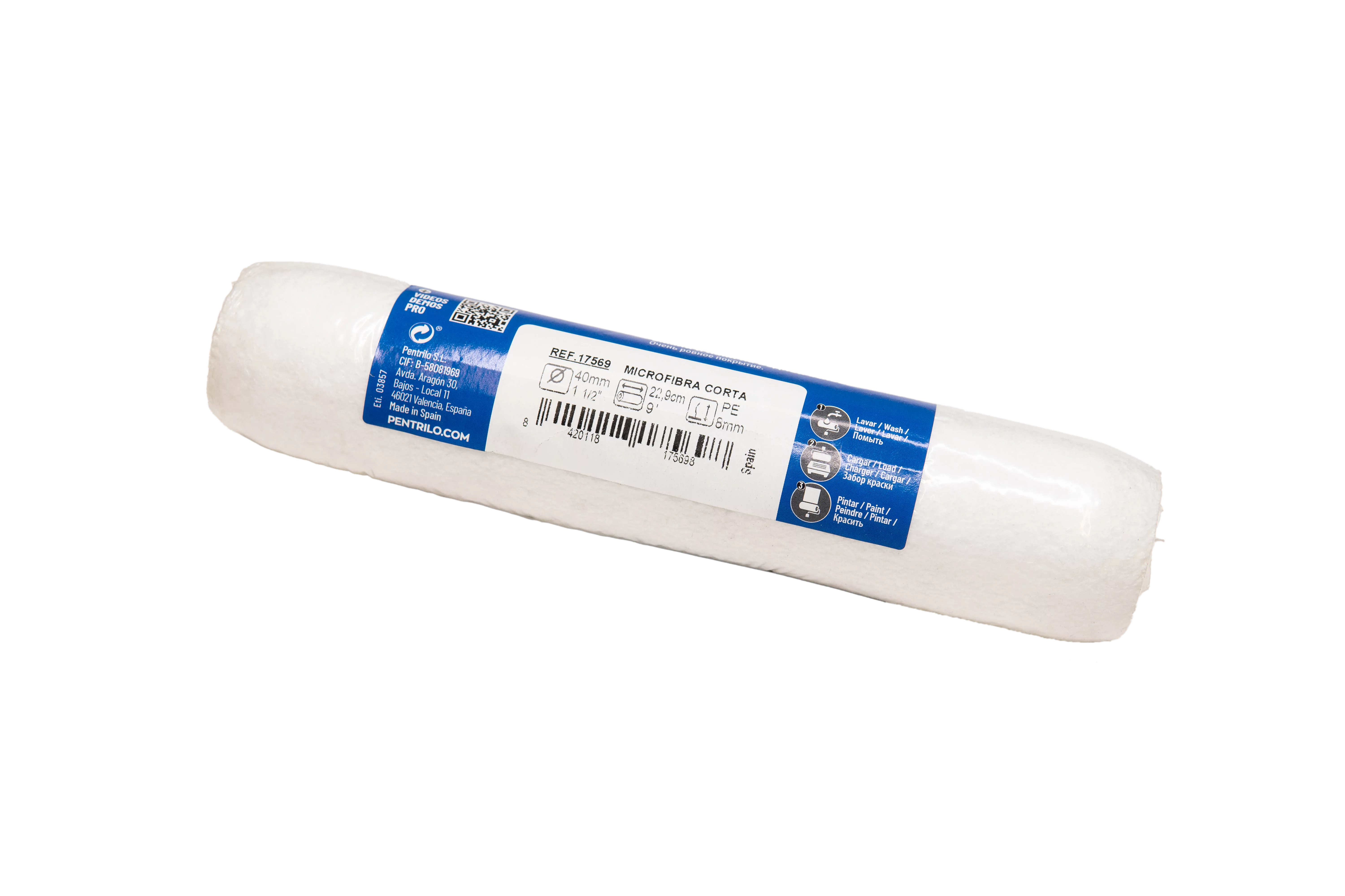 Olsta - Валик PENTRILO Microfiber, Ecoblock, микрофибра для стен и потолков - 3