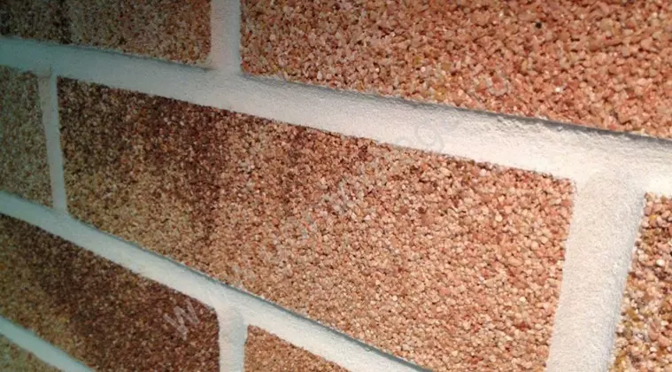 Наружная штукатурка под кирпич