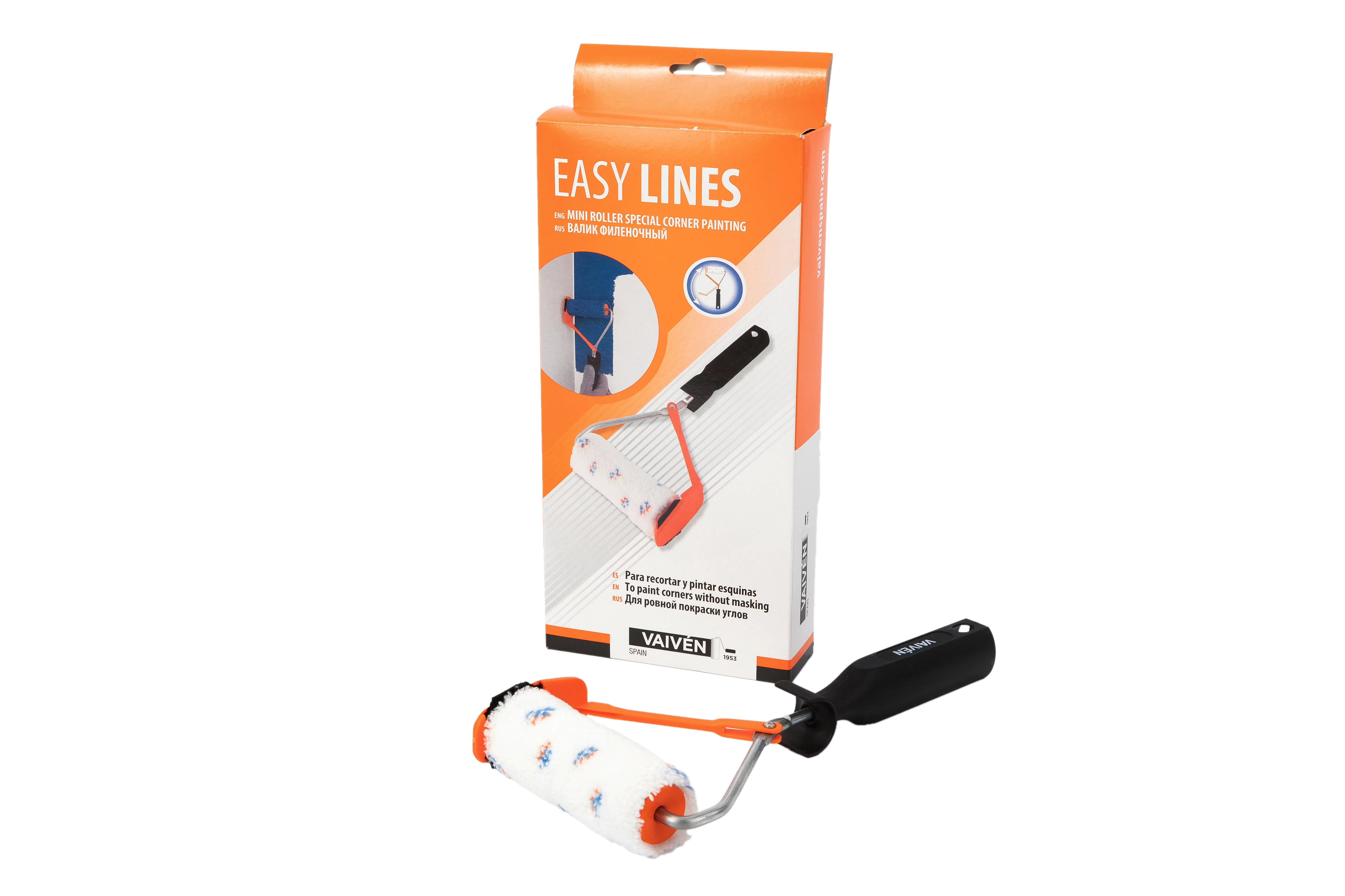 Olsta - Валик VAIVEN Easylines (в сборе), покраска стыков и углов для малярных работ - 2