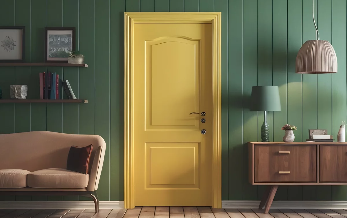 Какой краской покрасить деревянную дверь