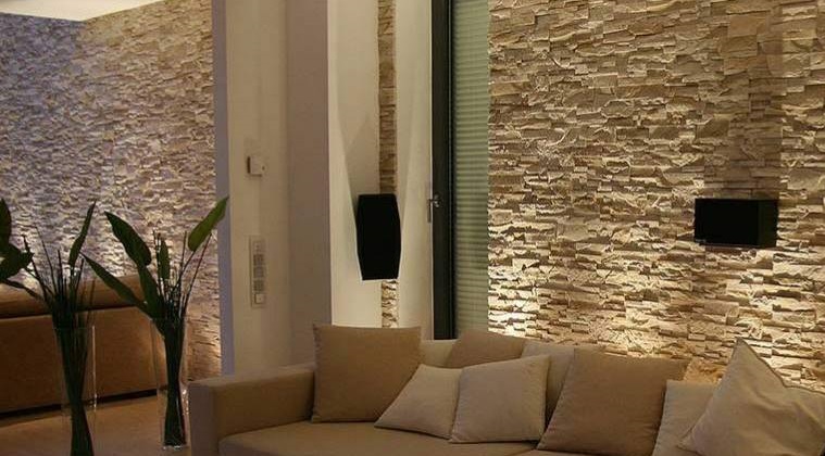 Фактурная штукатурка под кирпич